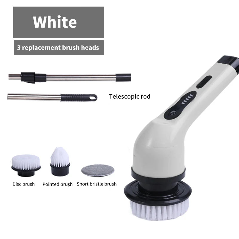 9-In-1 Electric Spin Scrubber - Cordless Power Cleaning Brush Kit