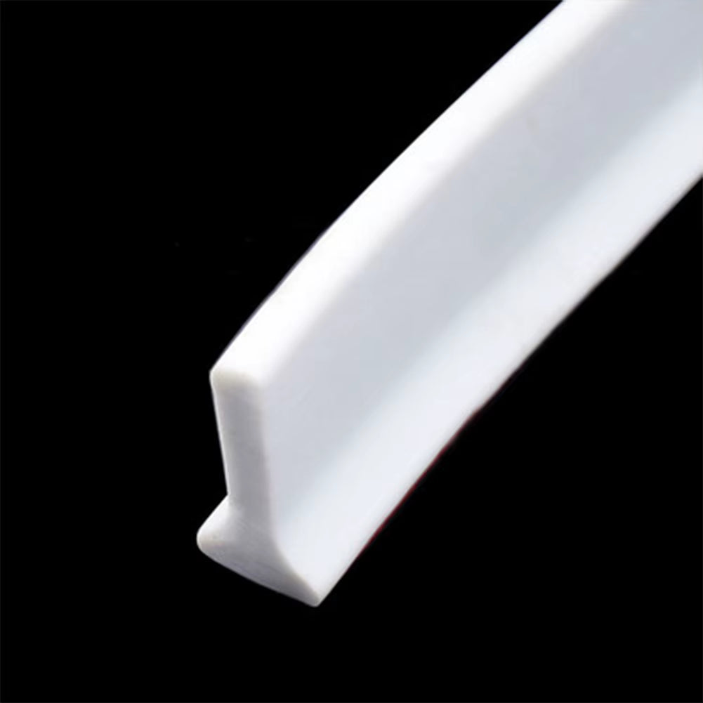 Bendable Silicone Shower Water Barrier - Self-Adhesive Stopper Strip